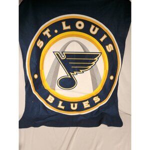 St Louis Blues Fleece Blanket by Colorado Timberline 57 x 47 Hockey